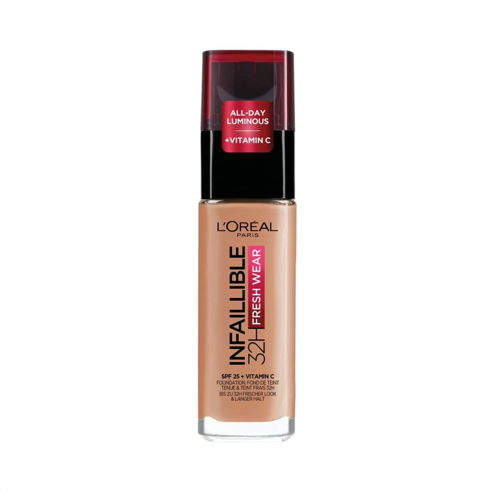 Crème Make-up Base L'Oreal Make Up Infaillible Nº 300-ambre (30 ml)