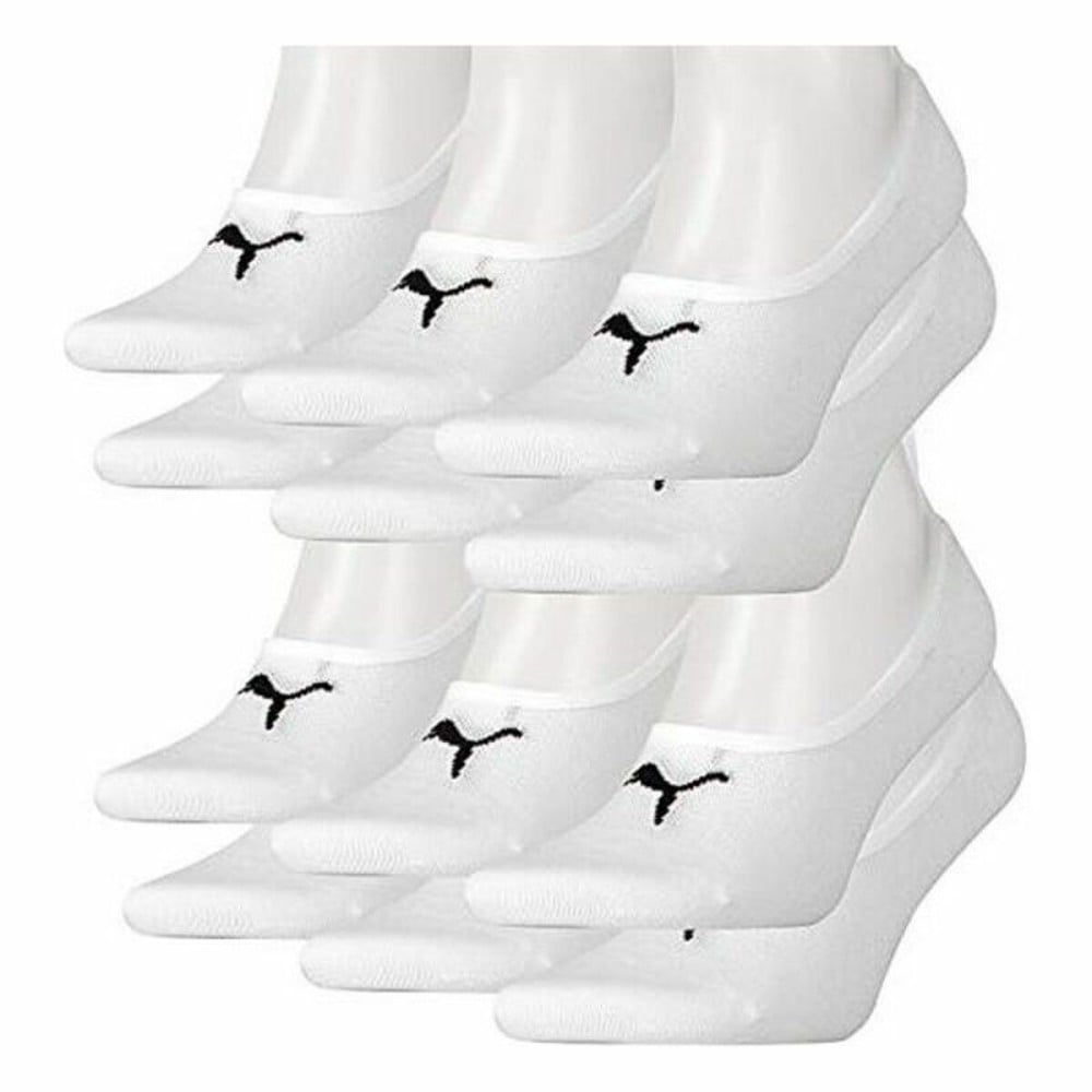 Chaussettes Chevilles Puma FOOTIE (3 paires) Blanc