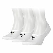 Chaussettes Chevilles Puma FOOTIE (3 paires) Blanc