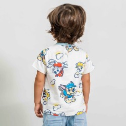 T shirt à manches courtes The Paw Patrol Beige