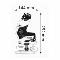 Kantenfräsmaschine BOSCH GKF 12V -8 Professional 36 W