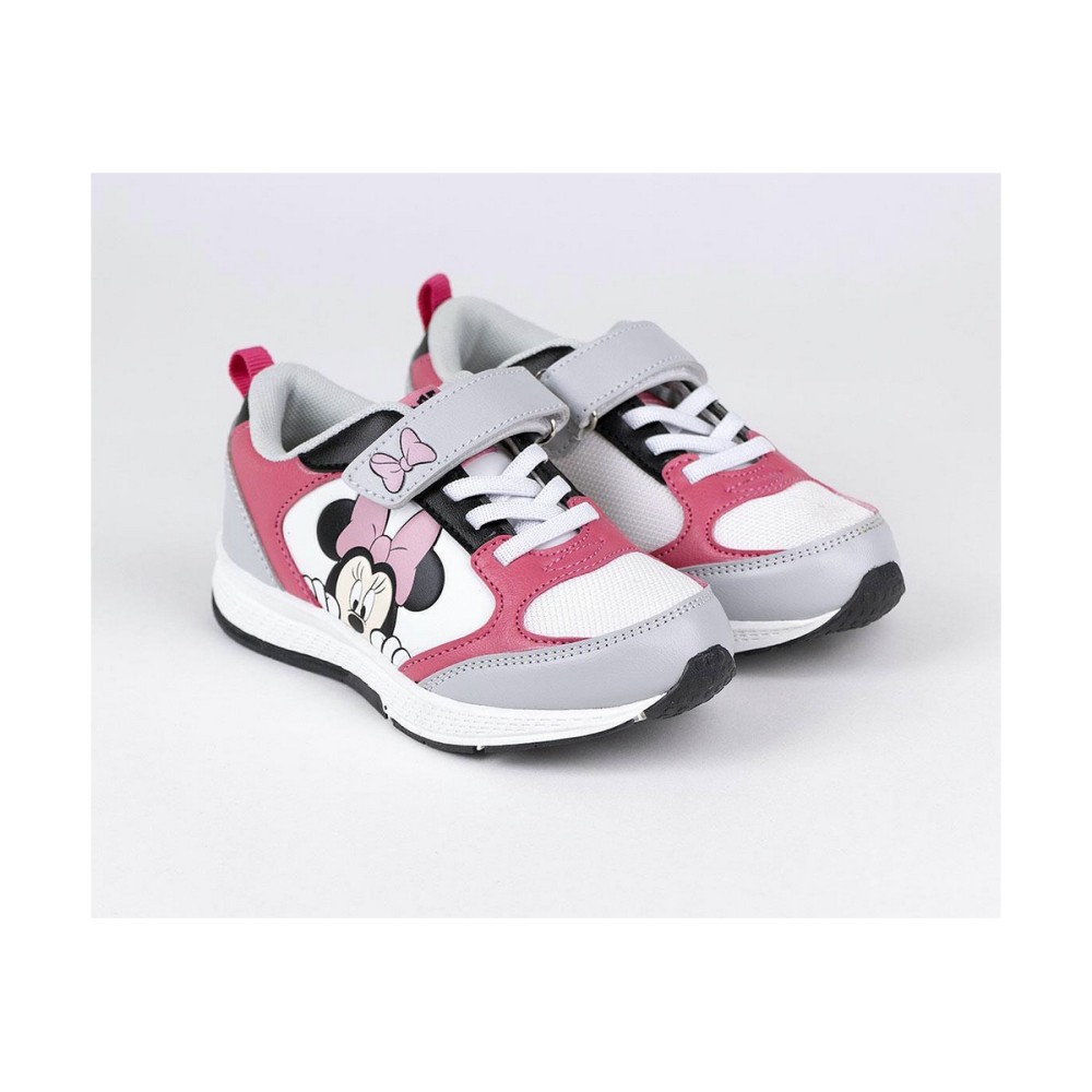 Sports Shoes for Kids Minnie Mouse Grey Pink