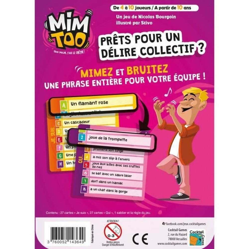 Jeu de questions-réponses Asmodee MimToo (FR) (Français)