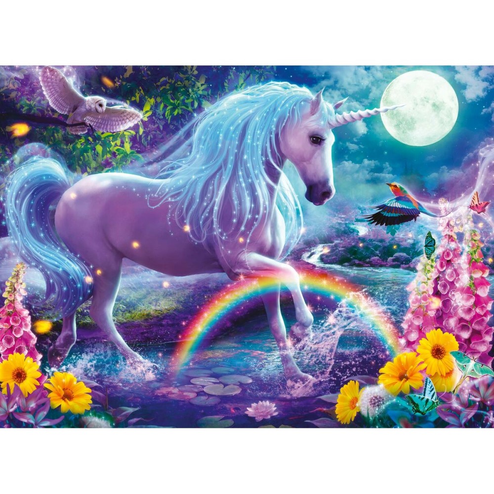 Puzzle Ravensburger 12980 Einhorn Glitzernd XXL 100 Stücke