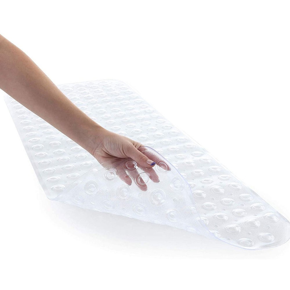 Non-slip Shower Mat Exma Transparent PVC 100 x 40 cm