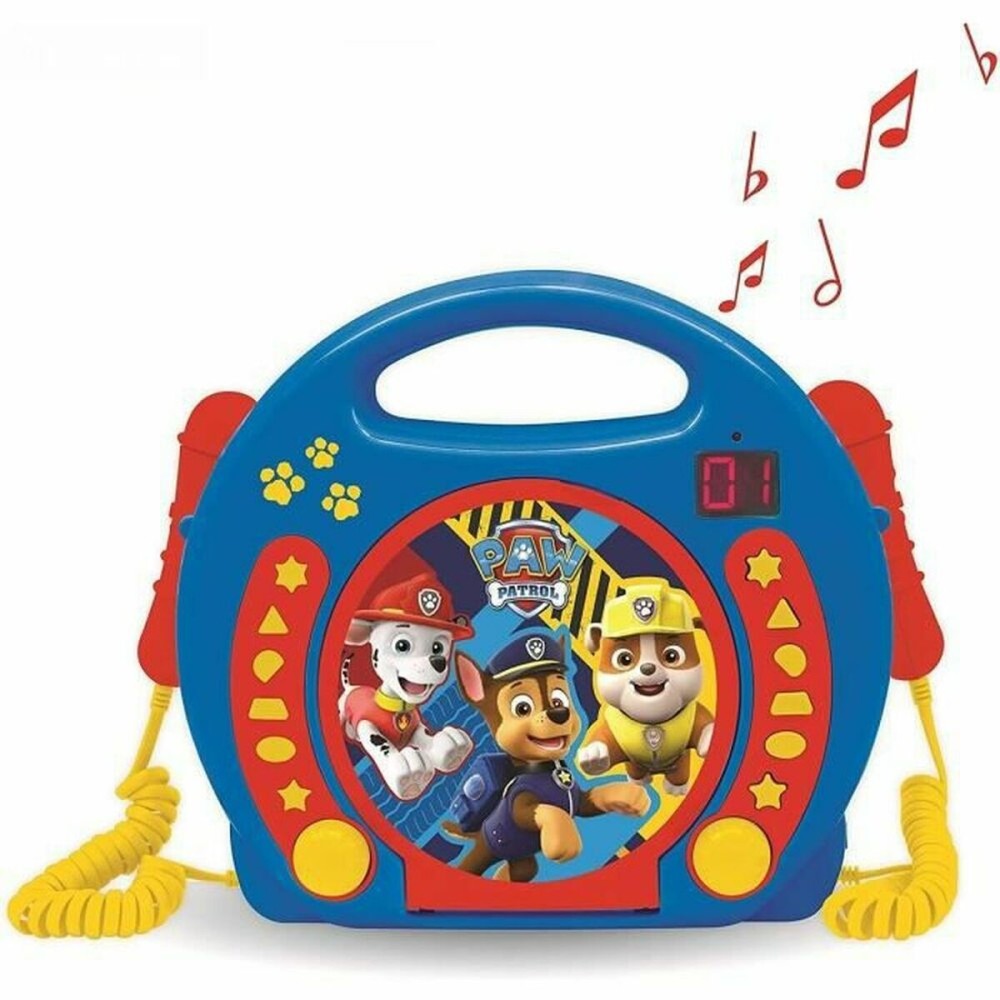 Wiedergabeprogramm Lexibook The Paw Patrol CD Karaoke Mikrofon x 2