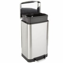 Poubelle Kitchen Move Acier inoxydable 30 L Gris