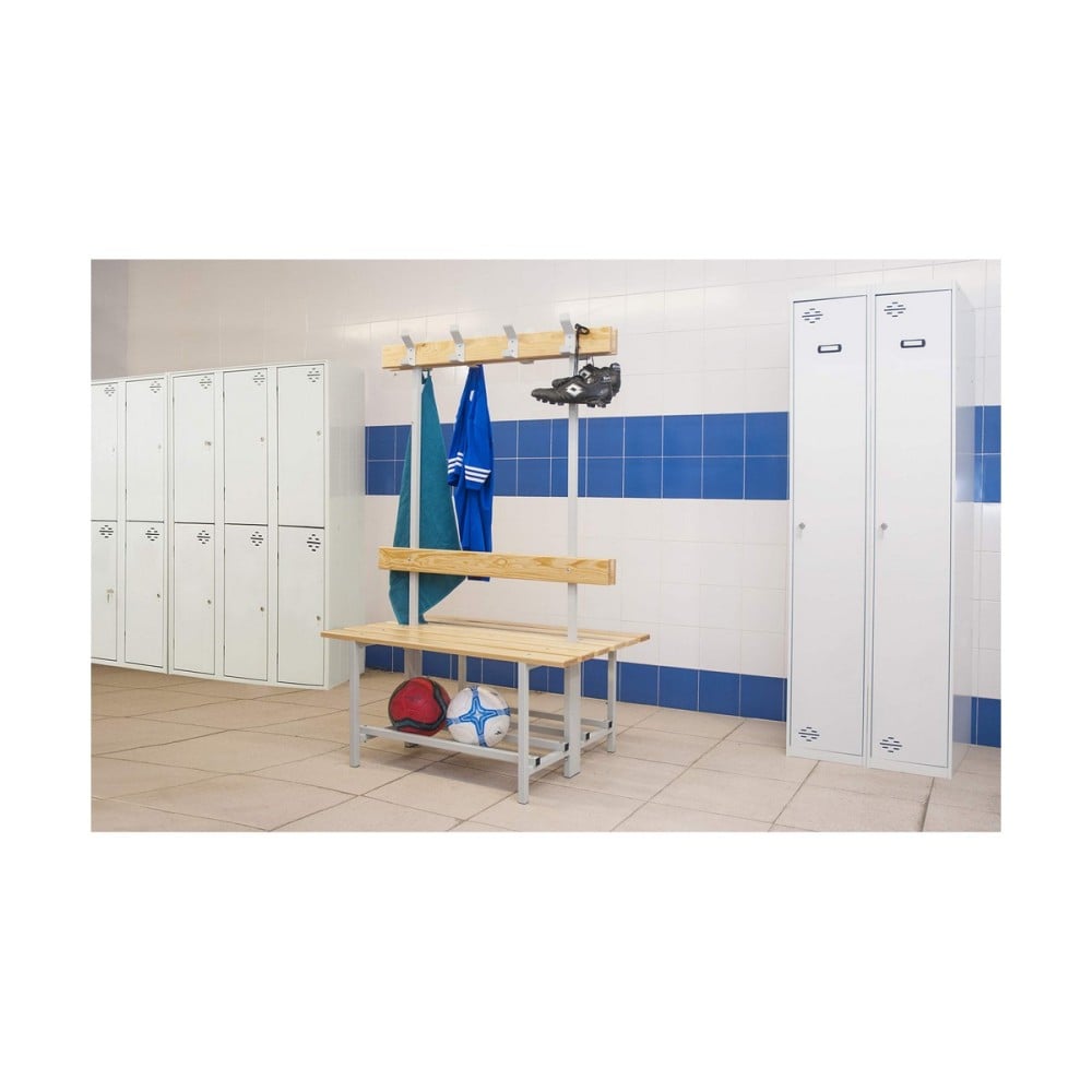 Locker Simon Rack 180 x 30 x 50 cm Metal Light grey 1 Compartment