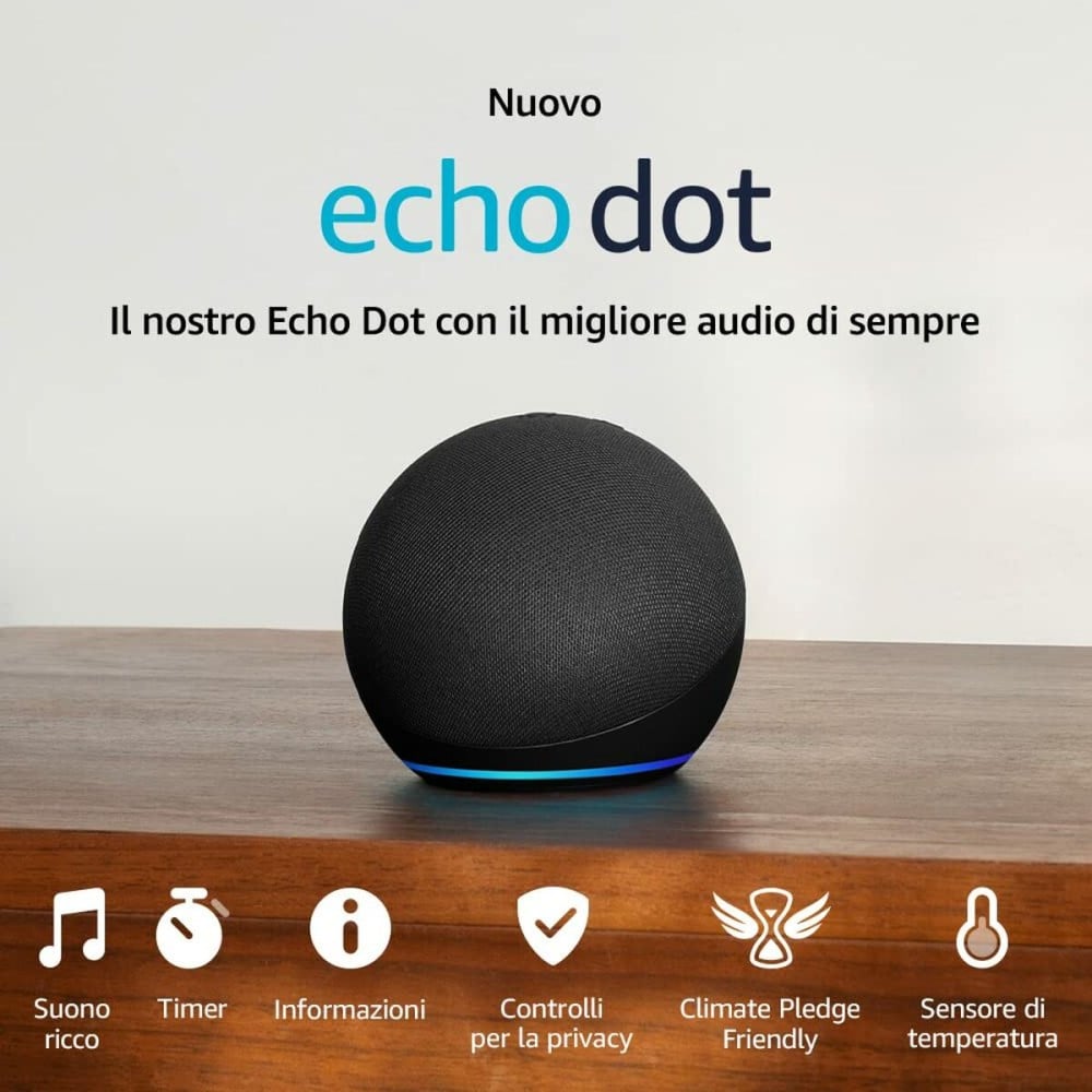 Haut-parleurs bluetooth portables VARIOS ECHO DOT 5ª ANT Noir