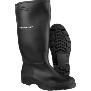 Bottes à pluie Dunlop Noir Polyester PVC