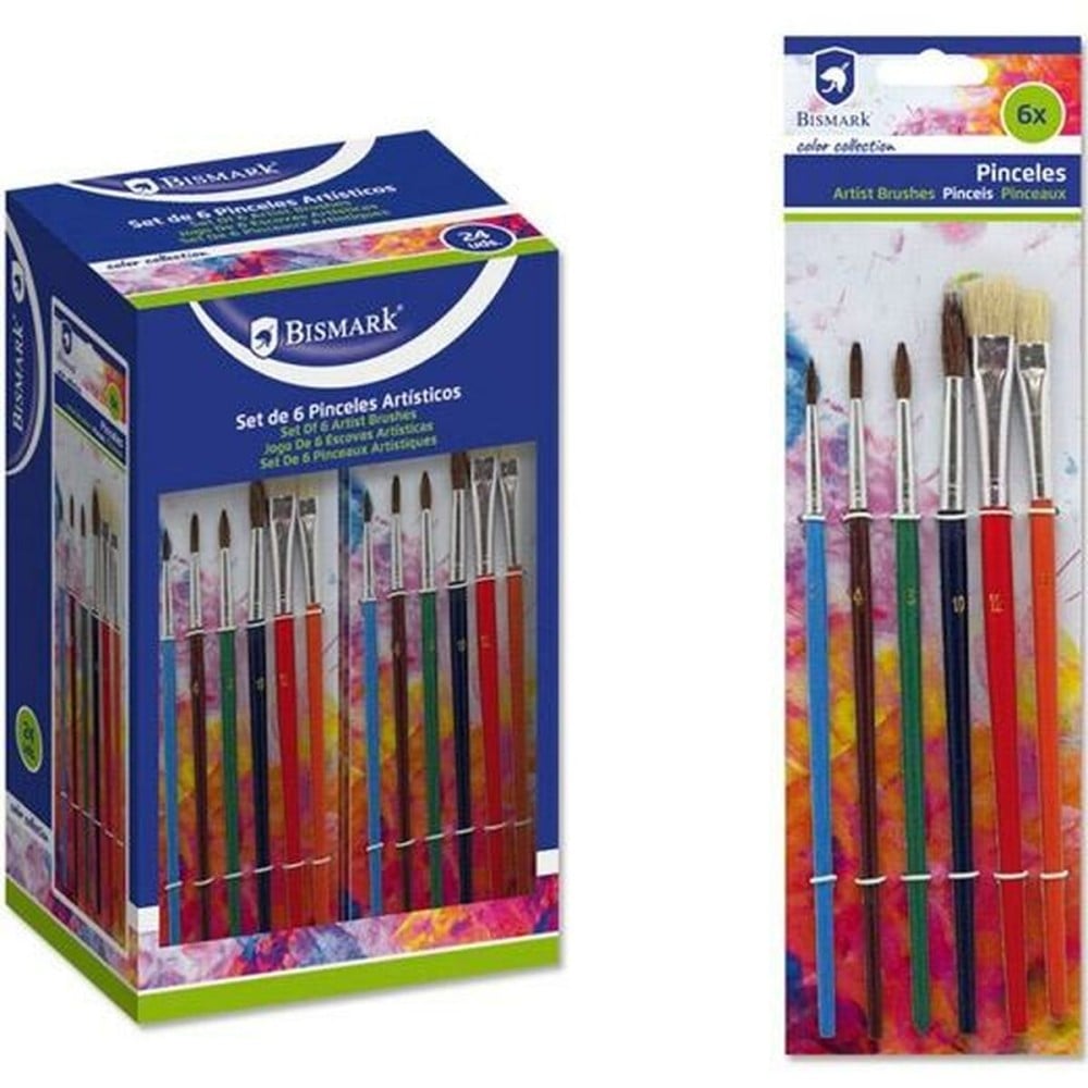 Paintbrushes Bismark Multicolour (24 Units)