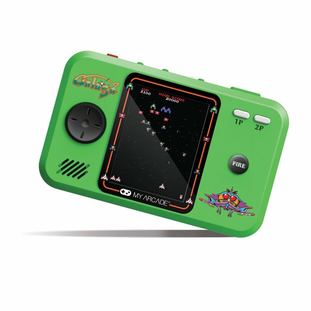 Portable Game Console My Arcade Pocket Player PRO - Galaga Retro Games Green