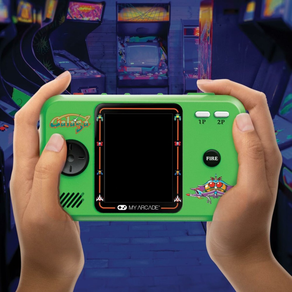 Console de Jeu Portable My Arcade Pocket Player PRO - Galaga Retro Games Vert