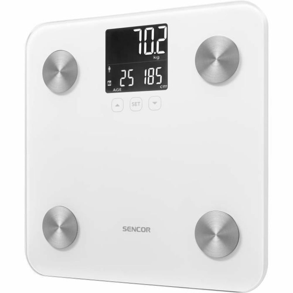 Digital Bathroom Scales Sencor SBS 6025WH White 180 kg