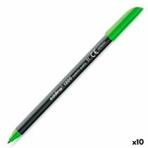 Felt-tip pens Edding 1200 Light Green (10 Units)