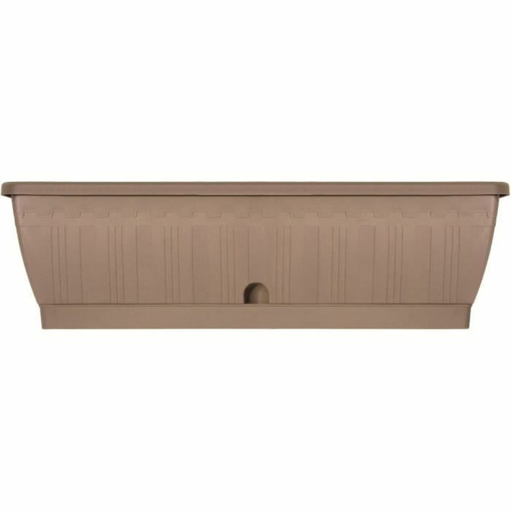 Jardinière auto-arrosante Garden ID Taupe 60 cm