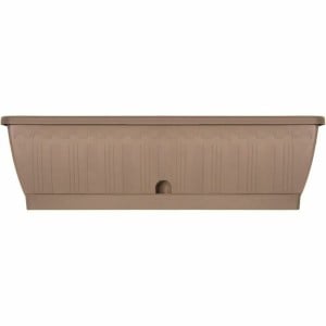 Jardinière auto-arrosante Garden ID Taupe 60 cm