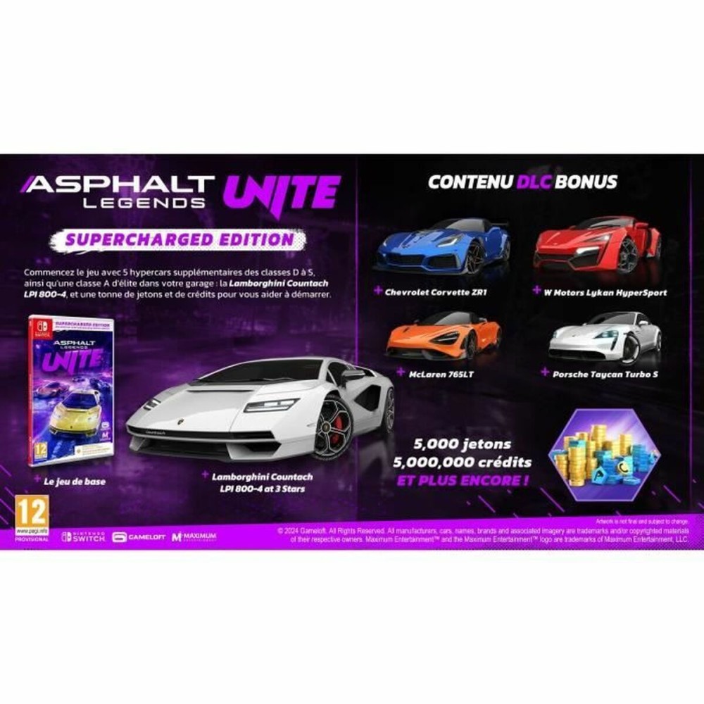 Video game for Switch Just For Games Asphalt Legends Unite Supercharged