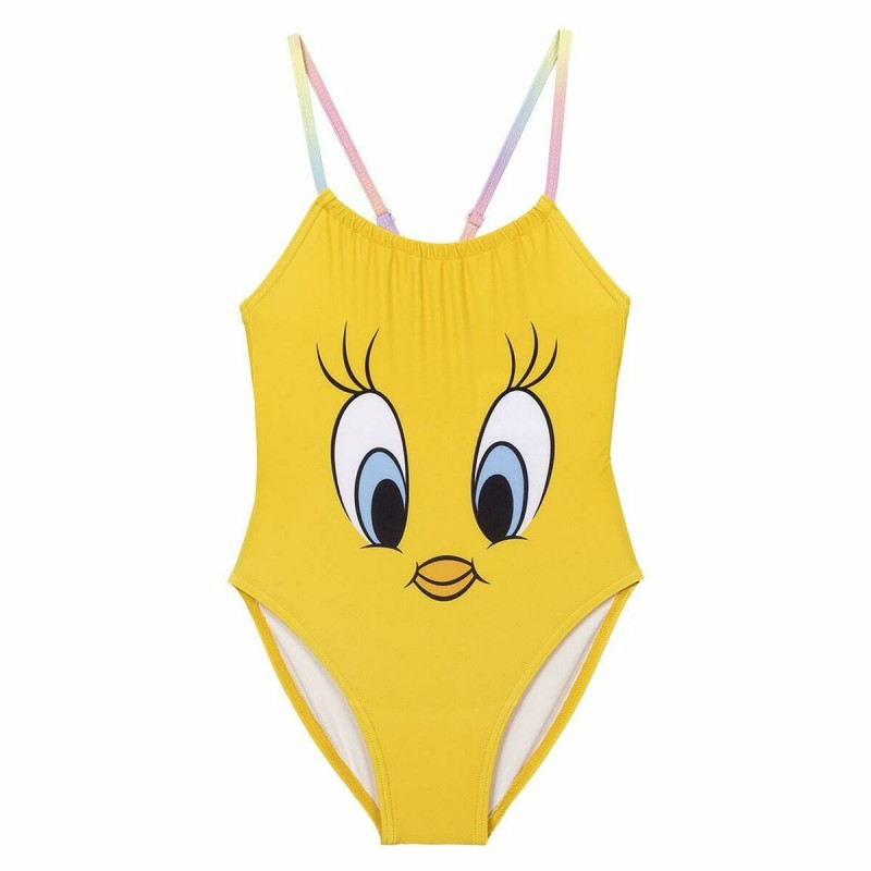 Maillot de Bain Fille Looney Tunes Jaune