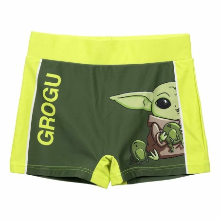 Boxer de Bain pour Enfants The Mandalorian Vert