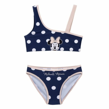 Bas de Bikini Pour Filles Minnie Mouse Bleu foncé