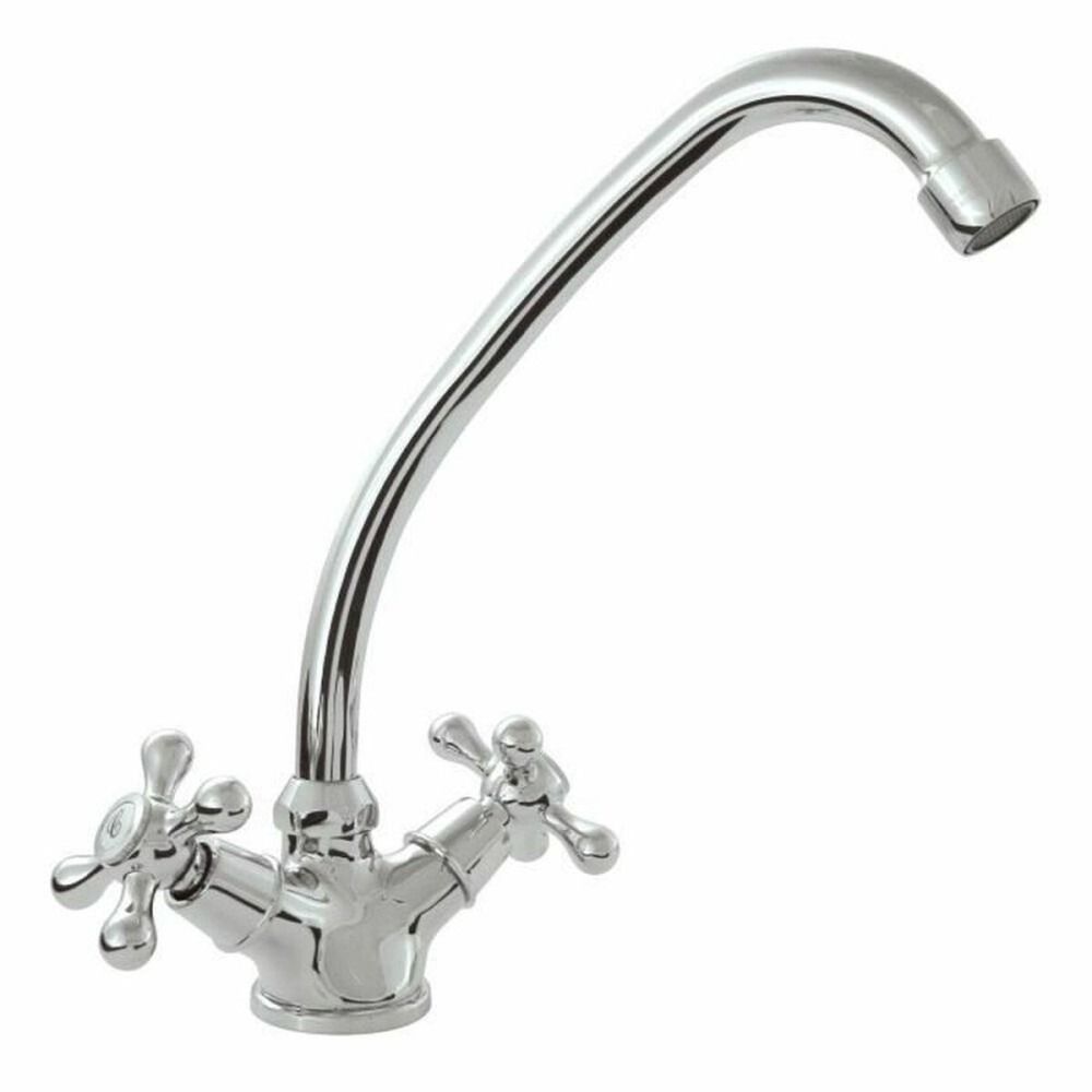 Mixer Tap Rousseau BEVERLEY Grey Stainless steel Brass