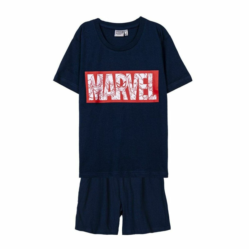 Pyjama Enfant Marvel Bleu foncé