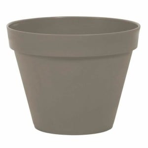 Plant pot EDA   Ø 30 x 26 cm Circular Taupe