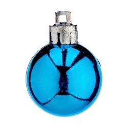 Weihnachtskugeln-Set Ø 3 cm Blau Kunststoff 12 x 6 x 6 cm (12 Stück)