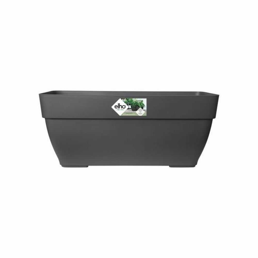 Pot Elho Anthracite Plastique Rectangulaire Moderne