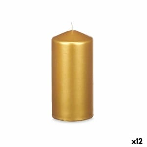 Bougie Acorde 92538 Doré 7 x 15,5 x 7 cm (12 Unités)