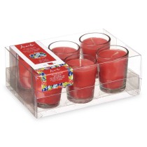 Ensemble de Bougies Parfumées Acorde 48-A-AR Fruits rouges Verre (12 Unités)