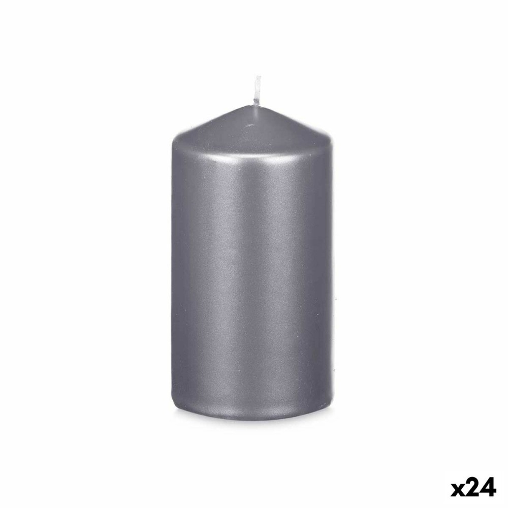 Bougie Acorde 92537 Argenté 7 x 13 x 7 cm (24 Unités)