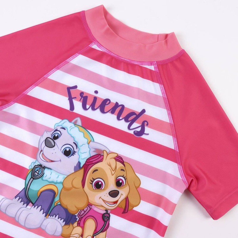 Bade-T-Shirt The Paw Patrol Rosa