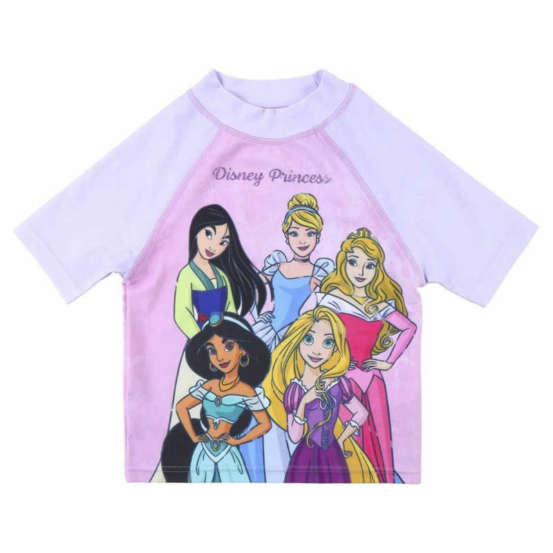 T-Shirt de Bain Disney Princess Rose Rose clair