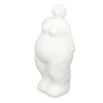 Figurine Décorative Blanc Dolomite 14 x 34 x 12 cm (6 Unités) Femme À pied