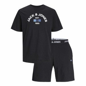 Sportset für Erwachsene Jack & Jones Jactheo Ss Schwarz 2 Stücke