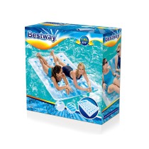 Bestway Matelas Double Gonflable Verres 193x142 cm Plage et Piscine 43055