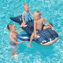 Bestway Aufblasbare Walhai Figur mit Griffen 193x122 cm +3 Jahre Strand und Pool 41482