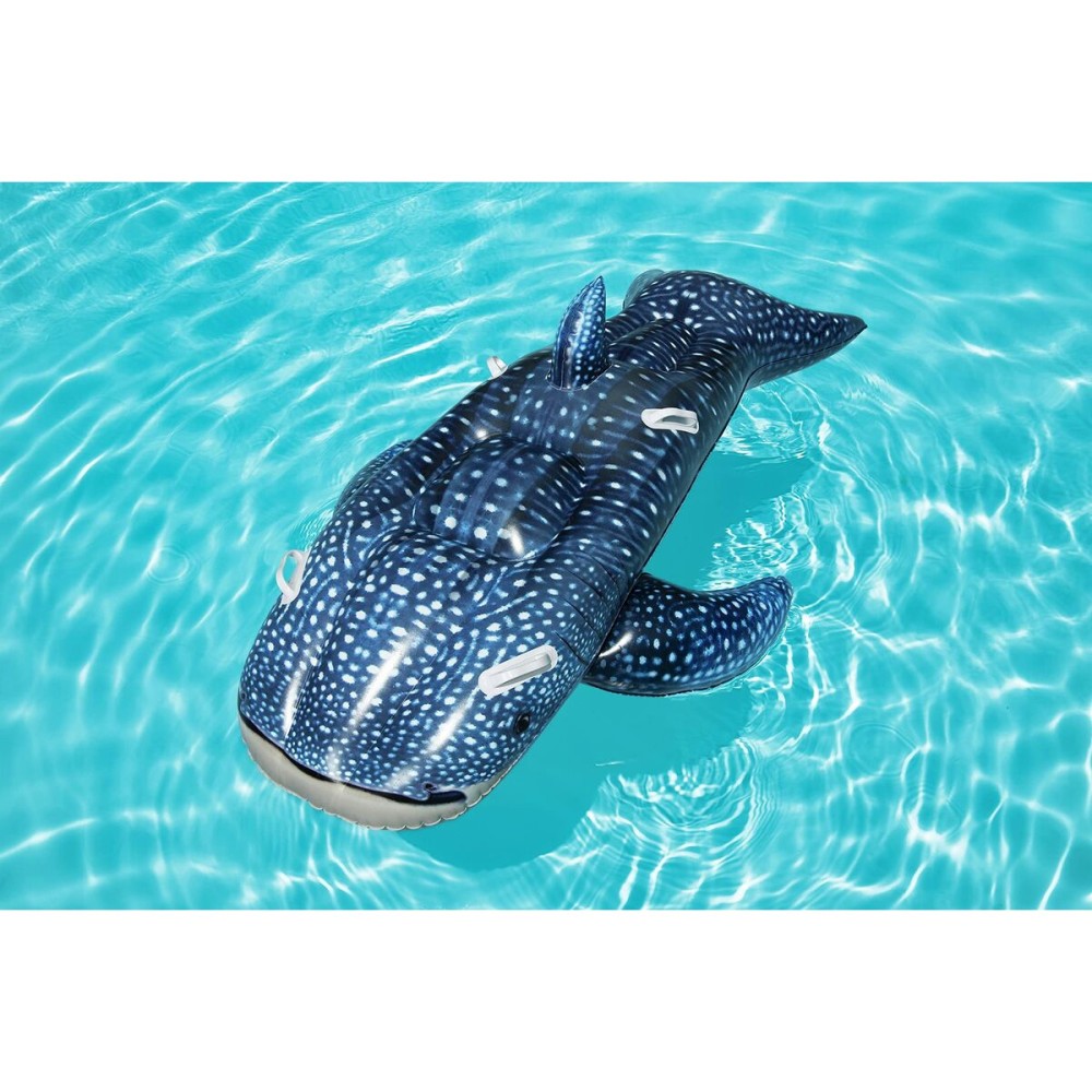 Bestway Figure Gonflable Requin Baleine avec Poignées 193x122 cm +3 Ans Plage et Piscine 41482