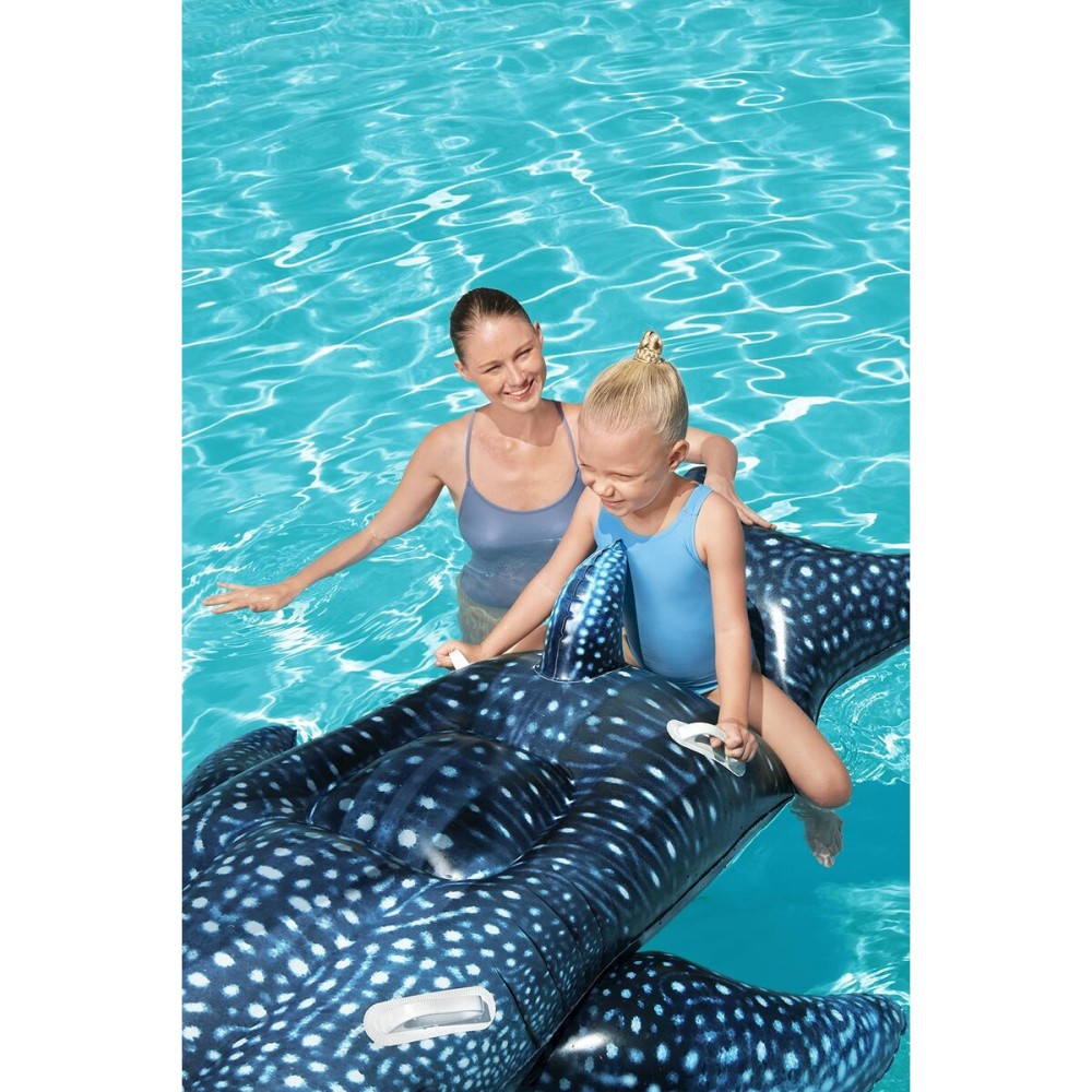 Bestway Aufblasbare Walhai Figur mit Griffen 193x122 cm +3 Jahre Strand und Pool 41482