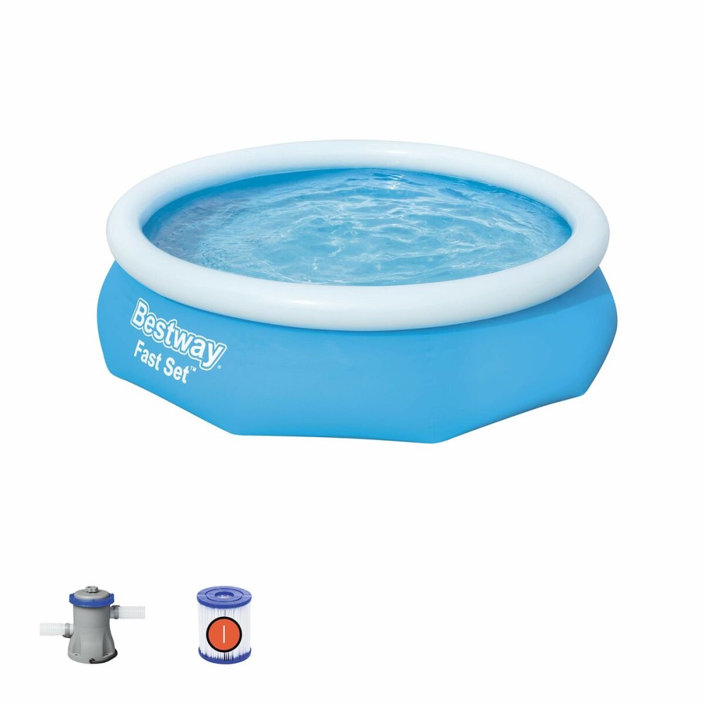 Bestway Aufblasbares Becken für Erwachsene mit Filter 305x76 cm Garten 57270