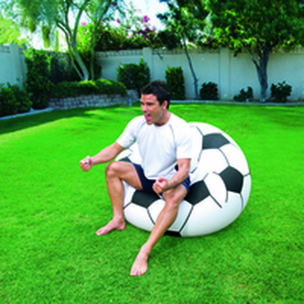 Bestway Riesiger Fußballsessel 114x112x66 cm +6 Jahre Innen- und Gartennutzung 75010