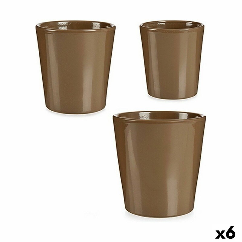 Set de pots Ibergarden LINCE PQ - 7006 Taupe Argile (6 Unités)