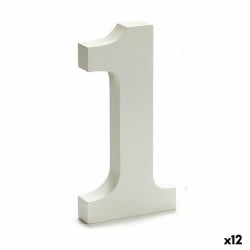 Numéro 1 Bois Blanc (1,8 x 21 x 17 cm) (12 Unités)