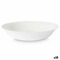 Salatschüssel Vivalto LQW-110 Weiß Opalglas 27,5 x 5,5 x 27,5 cm (18 Stück)