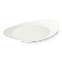 Assiette plate Vivalto LYBP-120 Blanc Verre opalin 30,5 x 3 x 26 cm (18 Unités)