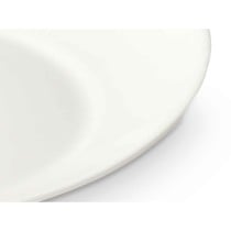 Assiette plate Vivalto LYBP-120 Blanc Verre opalin 30,5 x 3 x 26 cm (18 Unités)