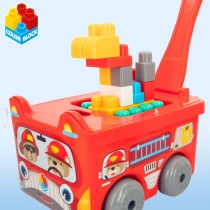 Building Blocks Color Block Suitcase Fireman 30 Pieces (2 Units)