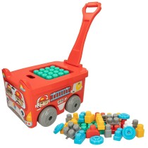 Building Blocks Color Block Suitcase Fireman 30 Pieces (2 Units)